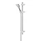 Bristan - EVO Shower Kit with Large Single Function Handset - White/Chrome - EVC-KIT01-WC Large Imag