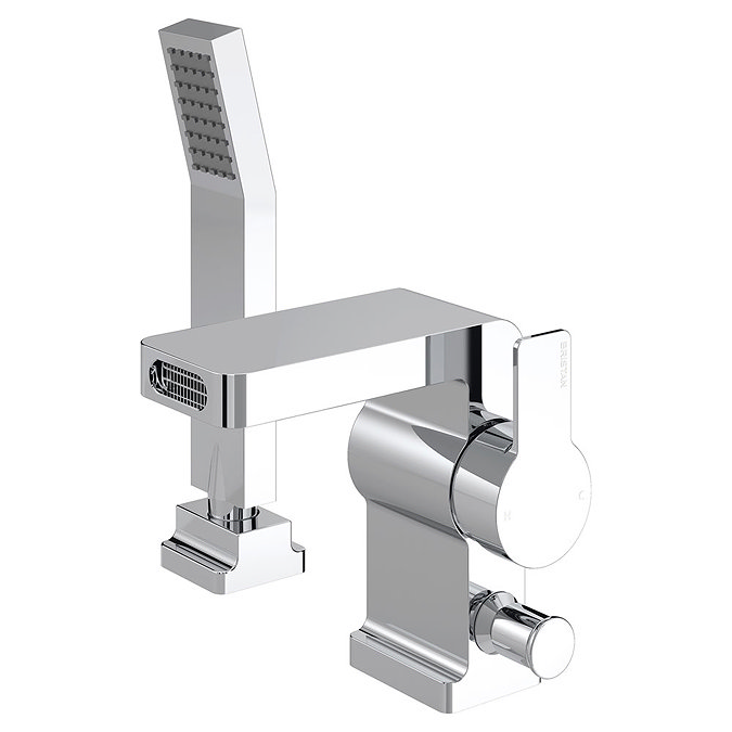 Bristan Exodus 2 Hole Bath Shower Mixer with Kit Large Image