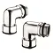 Bristan - Extended Elbows for Stratus Shower Valves - SKINLET-15CP Large Image