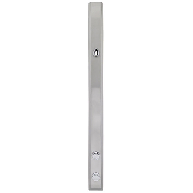 Bristan - Fixed Temperature Timed Flow Shower Panel & Vandal Resistant Head - TFP3003 Large Image