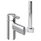 Bristan Flute 2 Hole Bath Shower Mixer with Kit Large Image