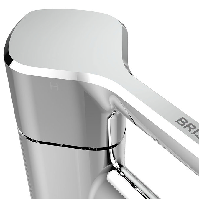 Bristan Flute Mono Basin Mixer with Clicker Waste Feature Large Image