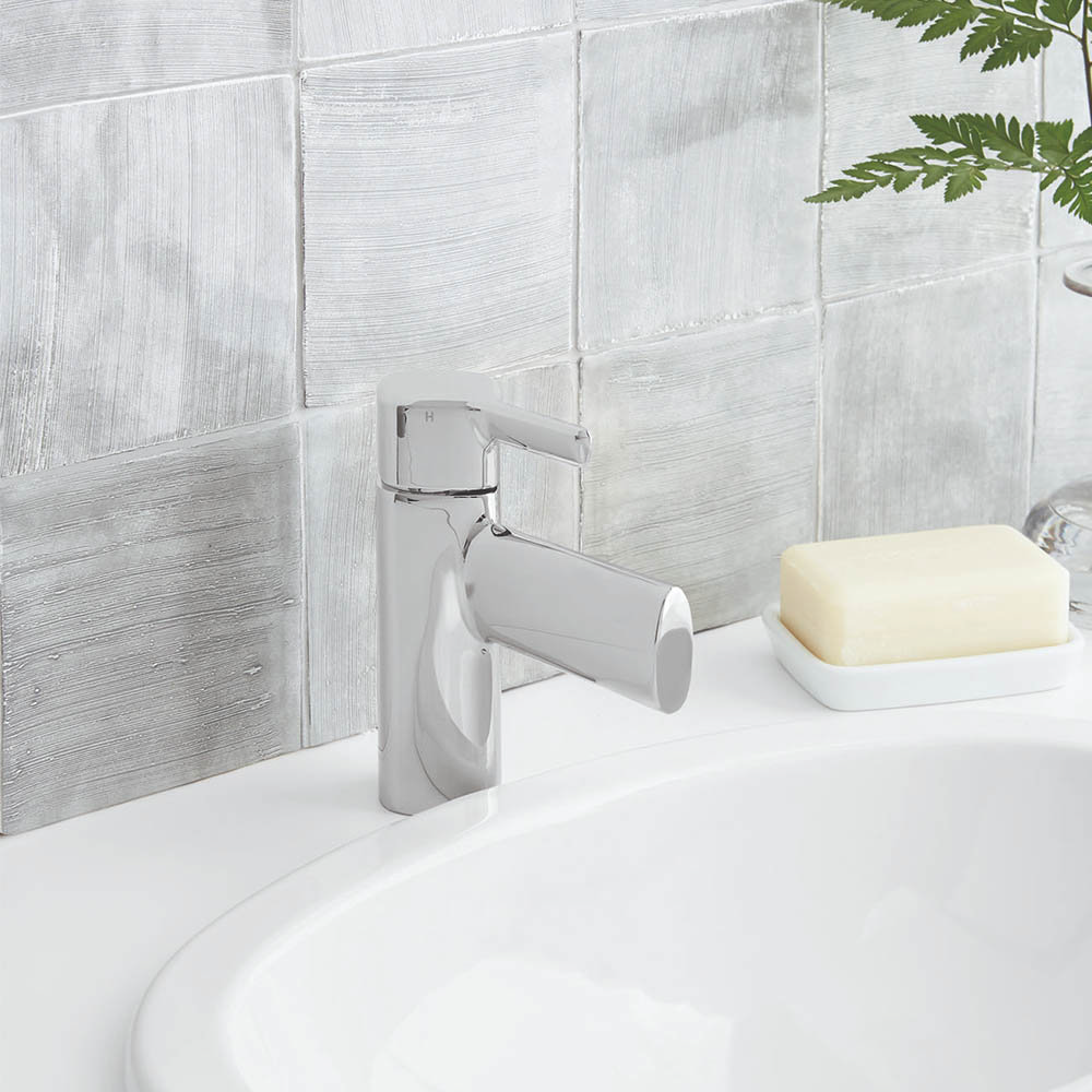 Bristan Flute Mono Basin Mixer With Clicker Waste | Victorian Plumbing