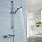 Bristan Frenzy Cool Touch Thermostatic Bar Valve Inc. Riser + Multifunction Handset (FZ-SHXVOCTFF-C)  In Bathroom Large Image