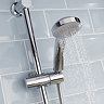 Bristan Frenzy Cool Touch Thermostatic Bar Valve Inc. Riser + Multifunction Handset (FZ-SHXVOCTFF-C)  additional Large Image