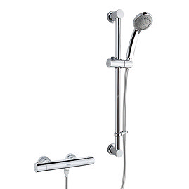 Bristan Frenzy Thermostatic Bar Shower with Multi-Function Handset – Chrome