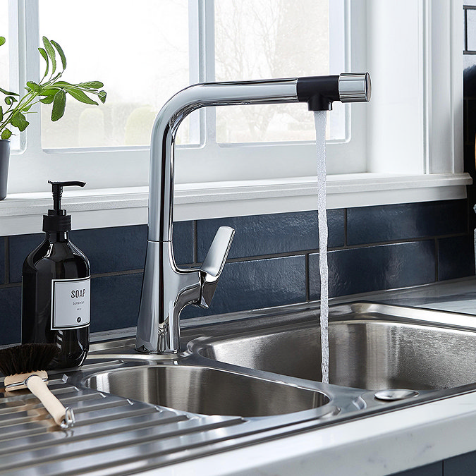 Bristan Gallery Pure Sink Mixer Kitchen Tap With Filter - GLL-PURESNK-C Large Image