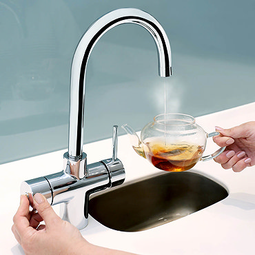 Bristan Gallery Rapid 3 in 1 Boiling Water Kitchen Tap Chrome - GLL-RAPSNK3-C  Profile Large Image