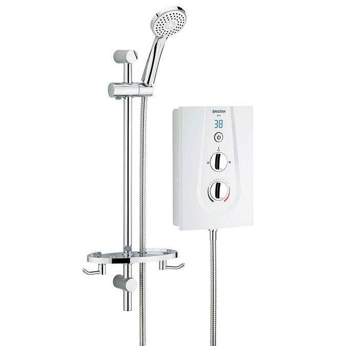 Bristan - Glee 10.5KW Electric Shower - White - GLE105W Large Image