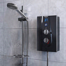 Bristan Glee 8.5KW Electric Shower Black Profile Large Image