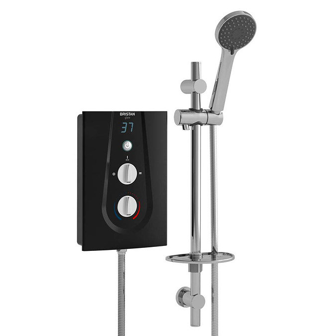 Bristan Glee 9.5KW Electric Shower Black Large Image