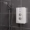 Bristan Glee 9.5KW Electric Shower White Profile Large Image