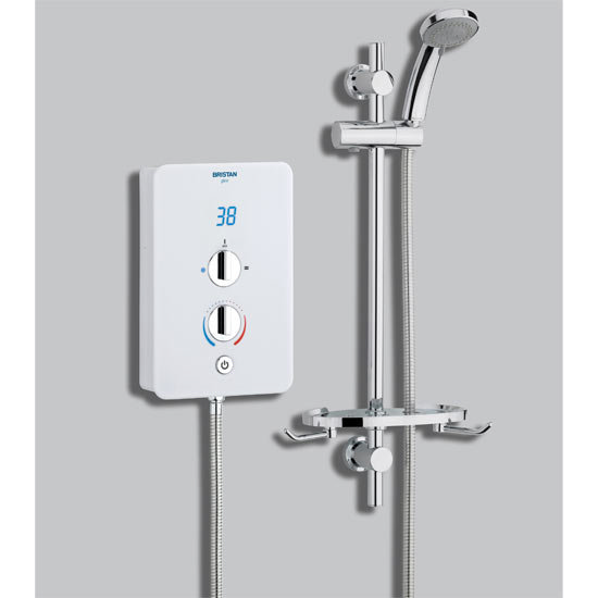 Bristan - Glee Electric Shower - White - Available in 8.5, 9.5 or 10.5KW Profile Large Image