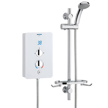 Bristan - Glee Electric Shower - White - Available in 8.5, 9.5 or 10.5KW Profile Large Image