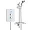 Bristan - Glee Electric Shower - White - Available in 8.5, 9.5 or 10.5KW Large Image