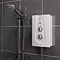 Bristan Glee Electric Shower White  Profile Large Image