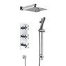 Bristan Glorious Fixed Head and Adjustable Riser Shower Pack Large Image
