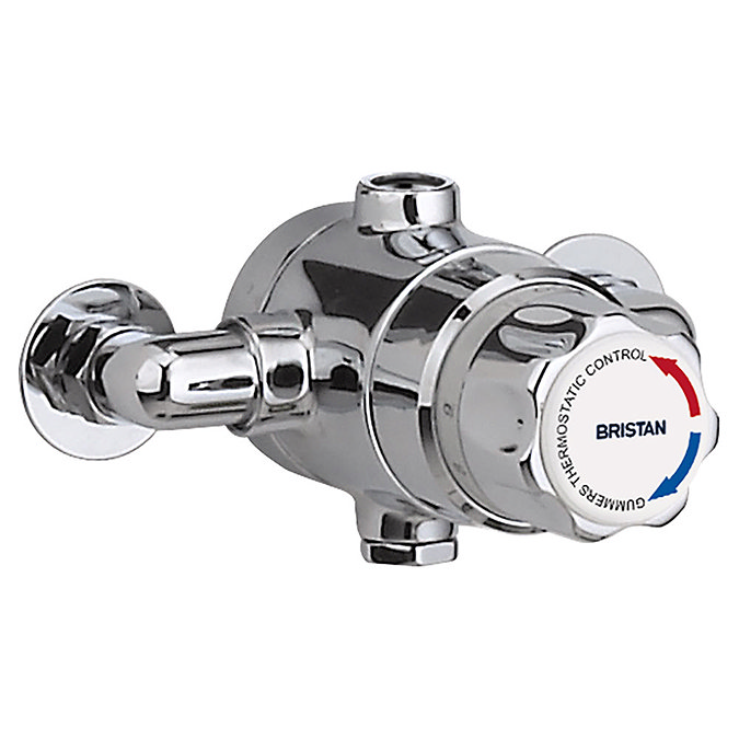 Bristan - Gummers 15mm Thermostatic Exposed Mixing Valve (no shut-off) - TS1503ECP-2000-MK Large Ima