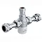 Bristan - Gummers 15mm Thermostatic Mixing Valve with 22mm Compression Inlets - MT503CP-22 Large Ima