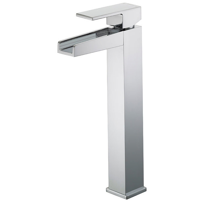 Bristan Hampton Contemporary Tall Basin Mixer (no waste) - Chrome - HA-TBAS-C Large Image