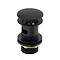 Bristan Hourglass Black Mono Basin Mixer with Clicker Waste Profile Large Image