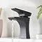Bristan Hourglass Black Mono Basin Mixer with Clicker Waste  Feature Large Image