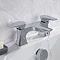 Bristan - Hourglass Contemporary Bath Filler - Chrome - HOU-BF-C  Standard Large Image