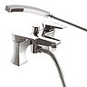 Bristan - Hourglass Contemporary Bath Shower Mixer - Chrome - HOU-BSM-C Large Image
