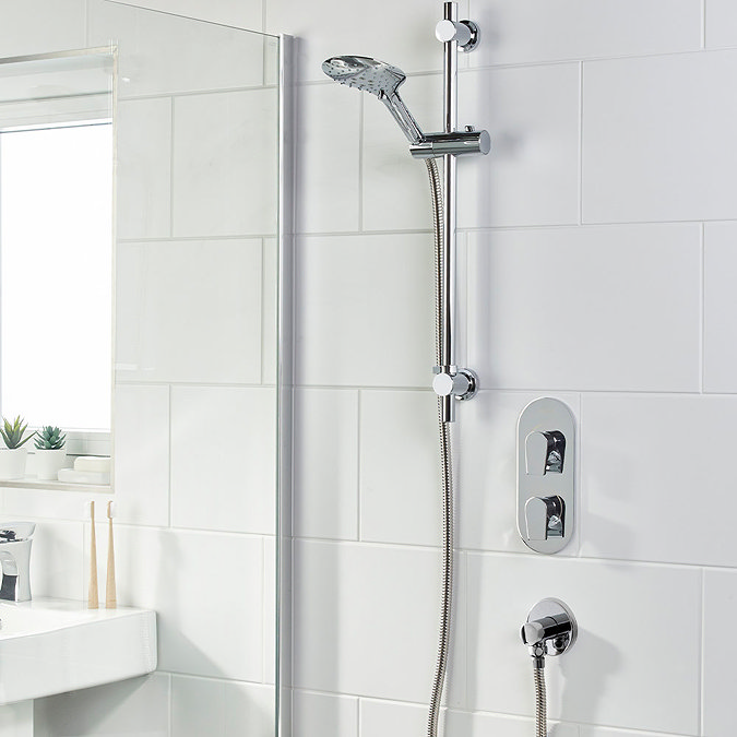 Bristan Hourglass Shower Pack with Adjustable Riser Kit Standard Large Image