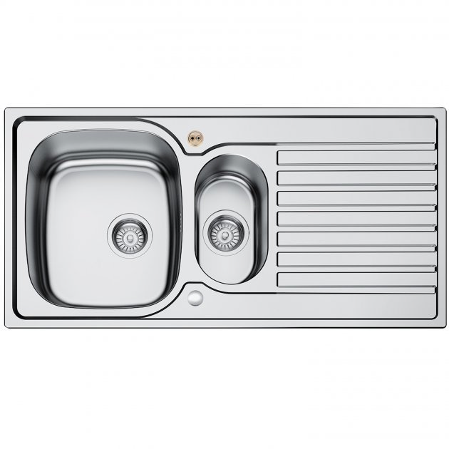 Bristan Inox Easyfit 1000 x 500mm Stainless Steel 1.5 Bowl Universal