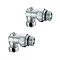 Bristan - Isolation Elbows for Opac Shower Valves - SKINLET-2CP Large Image