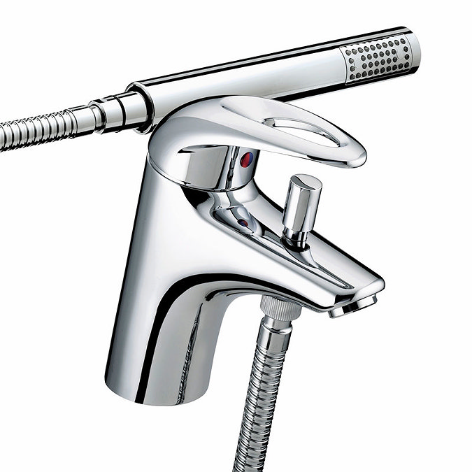 Bristan Java Contemporary 1 Hole Bath Shower Mixer - Chrome - J-1HBSM-C Large Image