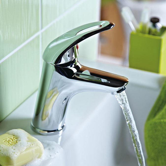 Bristan Java Contemporary Basin Mixer (no waste) - Chrome - J-BASNW-C Profile Large Image