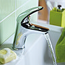 Bristan Java Contemporary Basin Mixer with Clicker Waste - Chrome - J-BAS-C  Profile Large Image