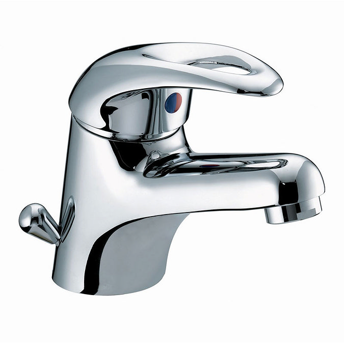 Bristan Java Contemporary Basin Mixer with Side Action Pop-up Waste - Chrome - J-BASSW-C Large Image