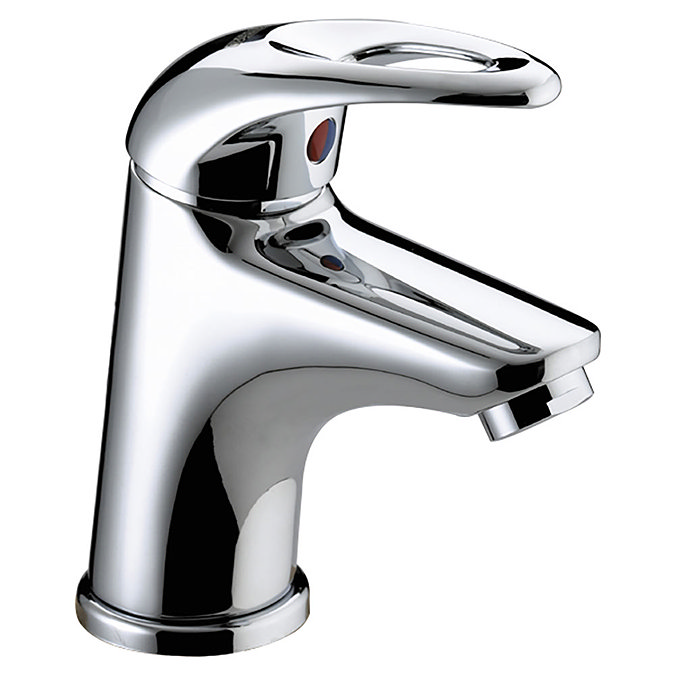 Bristan Java Contemporary Small Basin Mixer with Clicker Waste - Chrome - J-SMBAS-C Large Image