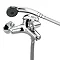 Bristan Java Contemporary Wall Mounted Bath Shower Mixer - Chrome - J-WMBSM-C Large Image