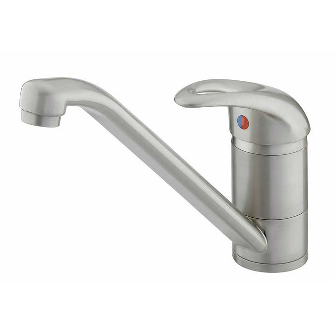 Bristan Java Single Flow Easyfit Sink Mixer Steel Large Image