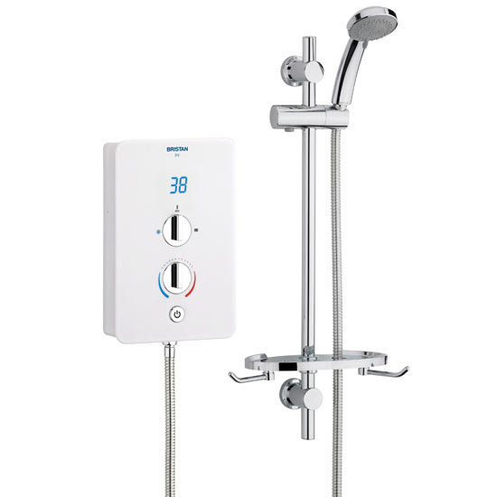 Bristan - Joy Electric Shower 8.5KW - White - JOY85W Large Image
