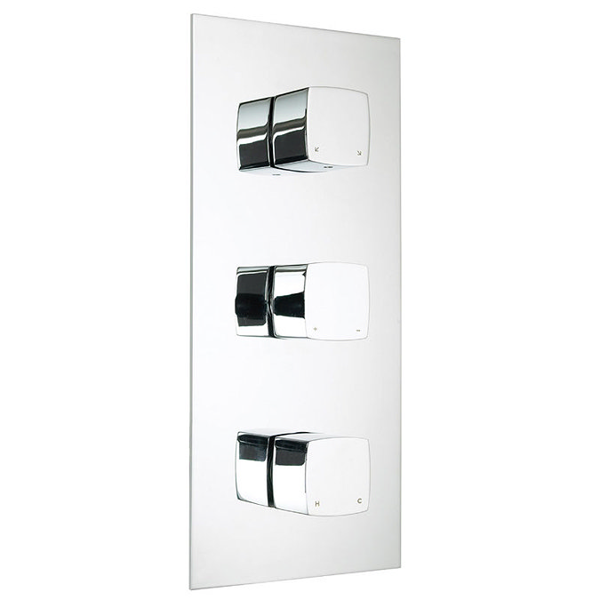 Bristan - JS2 Thermostatic Recessed Shower Valve w/ Two Stop Cocks Large Image