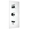 Bristan - JS2 Thermostatic Recessed Shower Valve w/ Two Stop Cocks Large Image