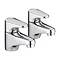 Bristan - Jute Basin Taps - Chrome - JU1/2C Large Image