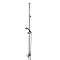 Bristan Jute Mini Twinline Thermostatic Shower Valve + Adjustable Riser (ceiling fed) Profile Large Image