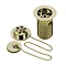 Bristan - Luxury Bath Waste with Brass Plug - Gold - W-BTH6-G Large Image
