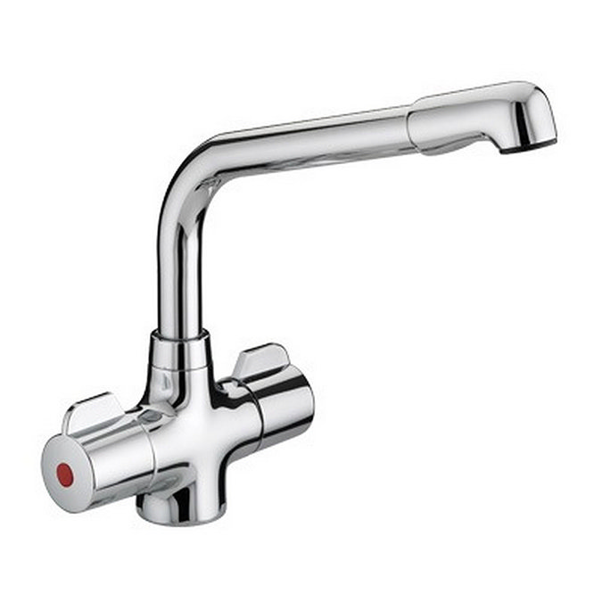 Bristan - Manhattan Monobloc Kitchen Sink Mixer - Chrome - MH-SNK-EF-C Large Image