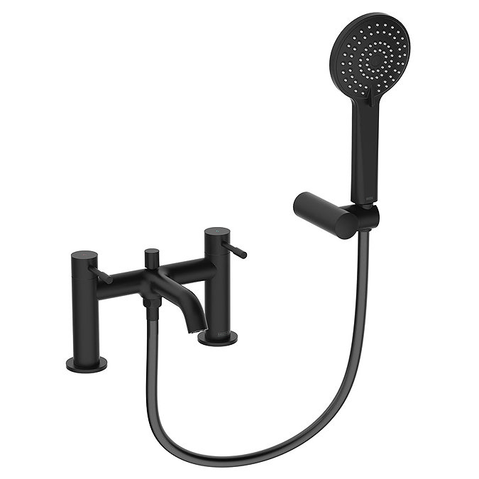 Bristan Mila Black Bath Shower Mixer Profile Large Image
