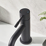 Bristan Mila Black Mono Basin Mixer with Clicker Waste  Feature Large Image