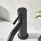 Bristan Mila Black Mono Basin Mixer with Clicker Waste  Feature Large Image