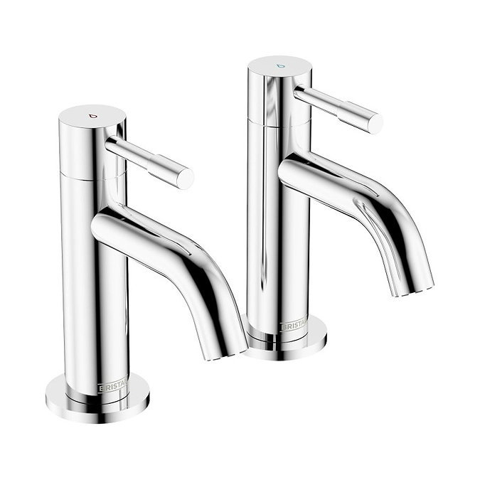 Bristan Mila Chrome Basin Taps Large Image