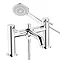 Bristan Mila Chrome Bath Shower Mixer Large Image